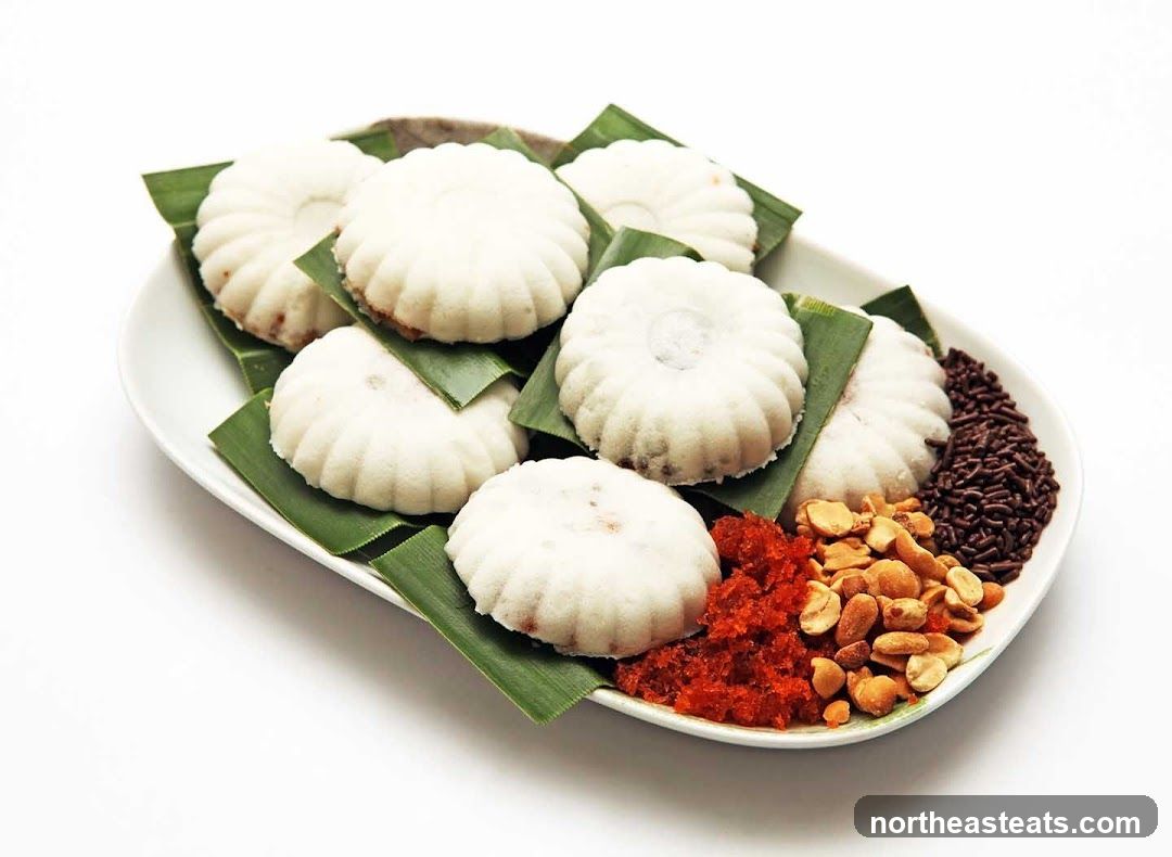 Steamed Cakes with Toppings