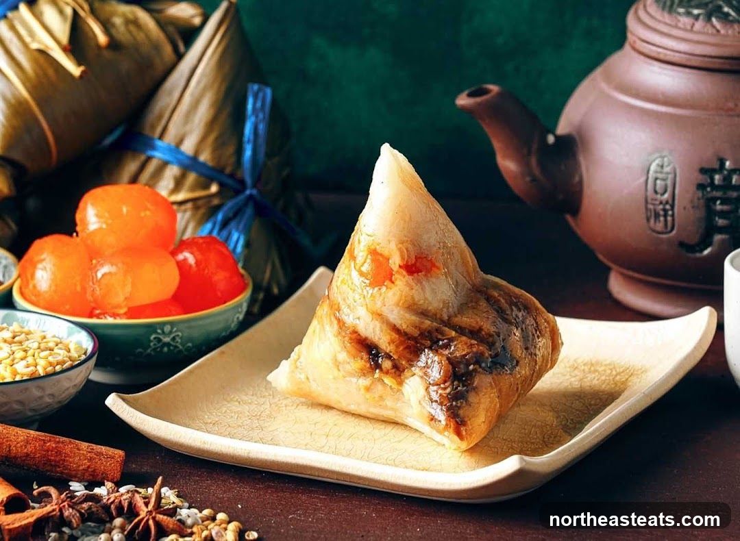 Zongzi with Ingredients
