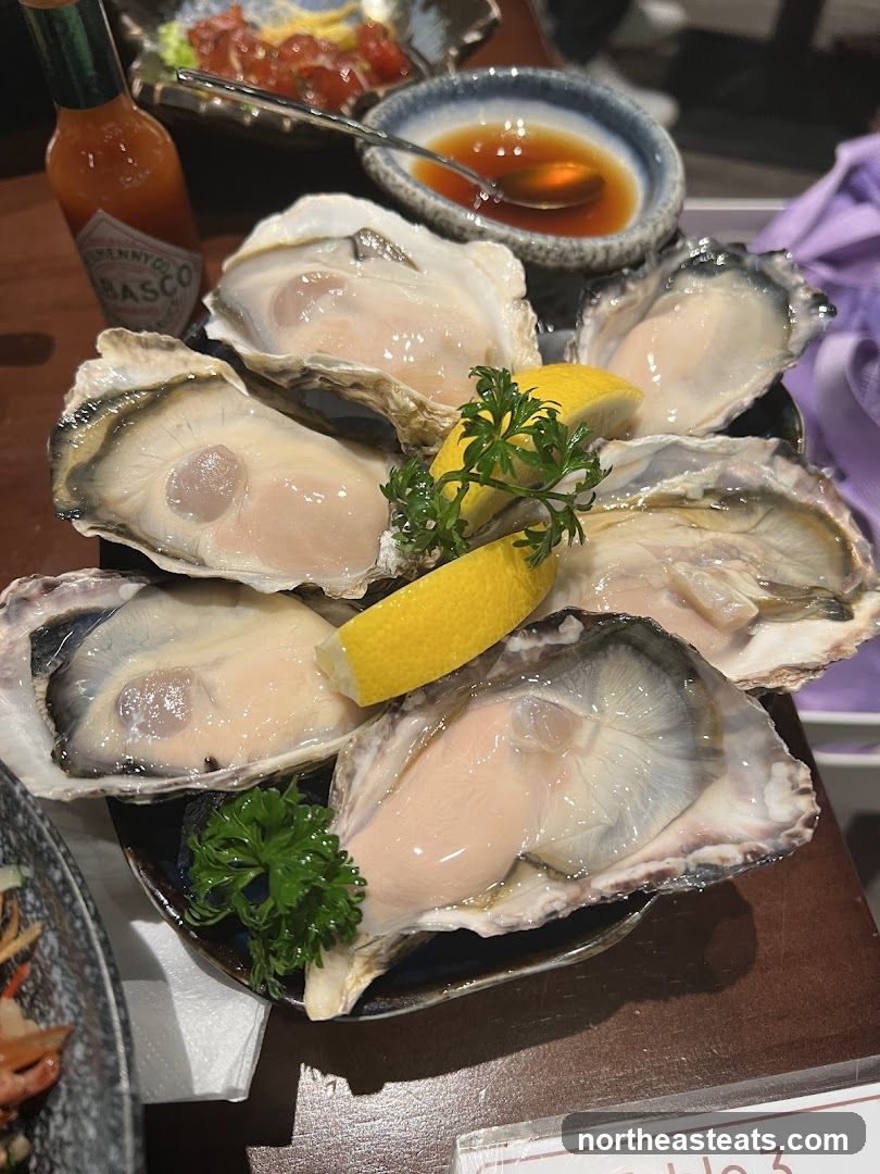 Oysters with Lemon and Sauce