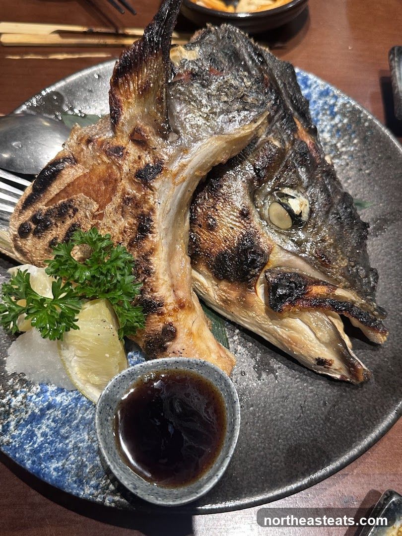 Grilled Salmon Head
