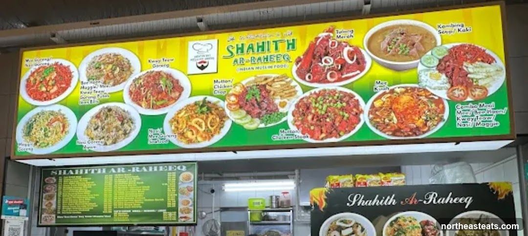 Indian Muslim Food Menu Board