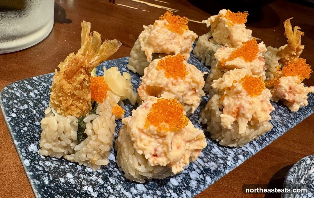 Sushi Rolls with Tempura Shrimp