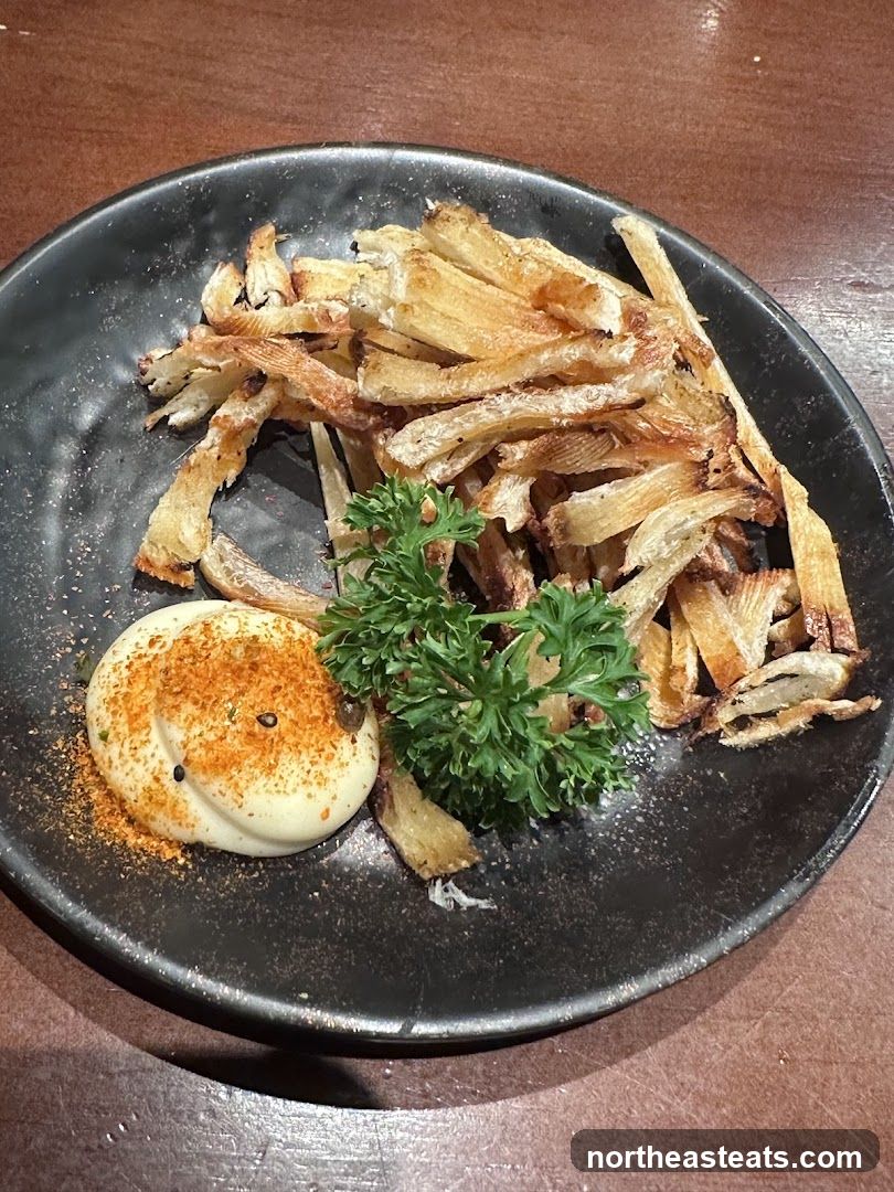 Dried Fish Snack with Dip