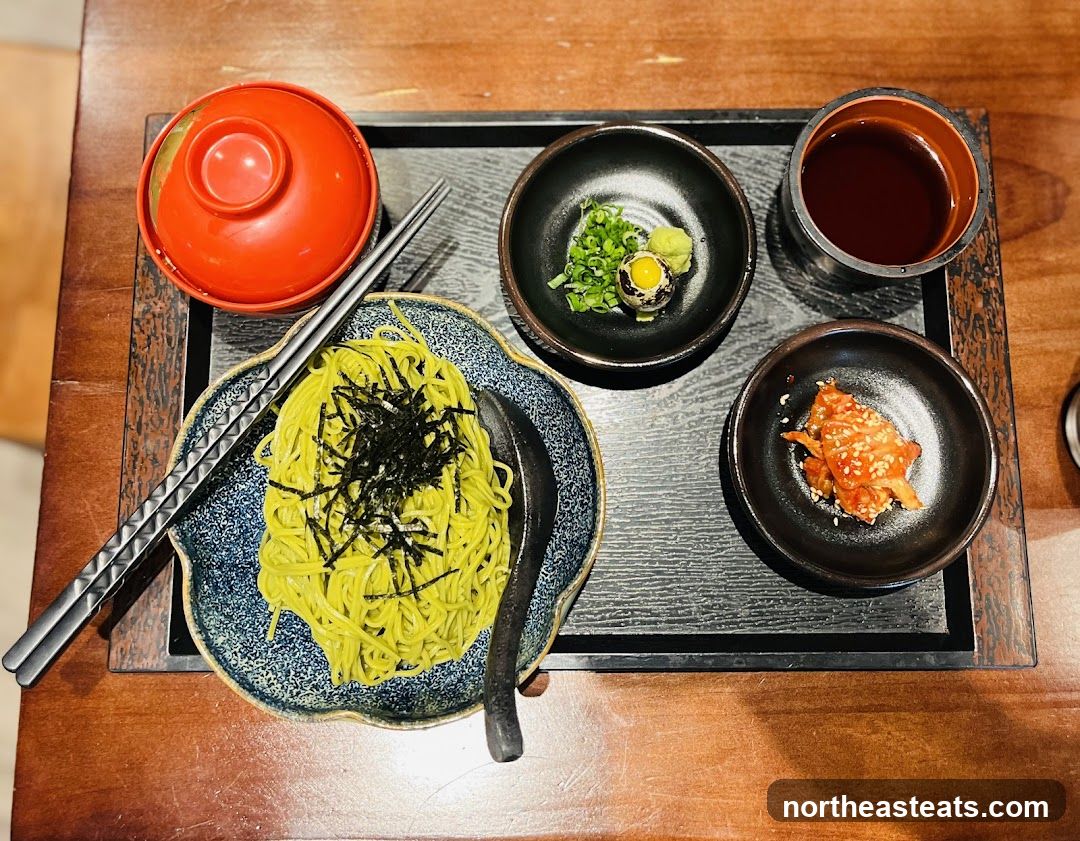 Noodle Dish with Sides