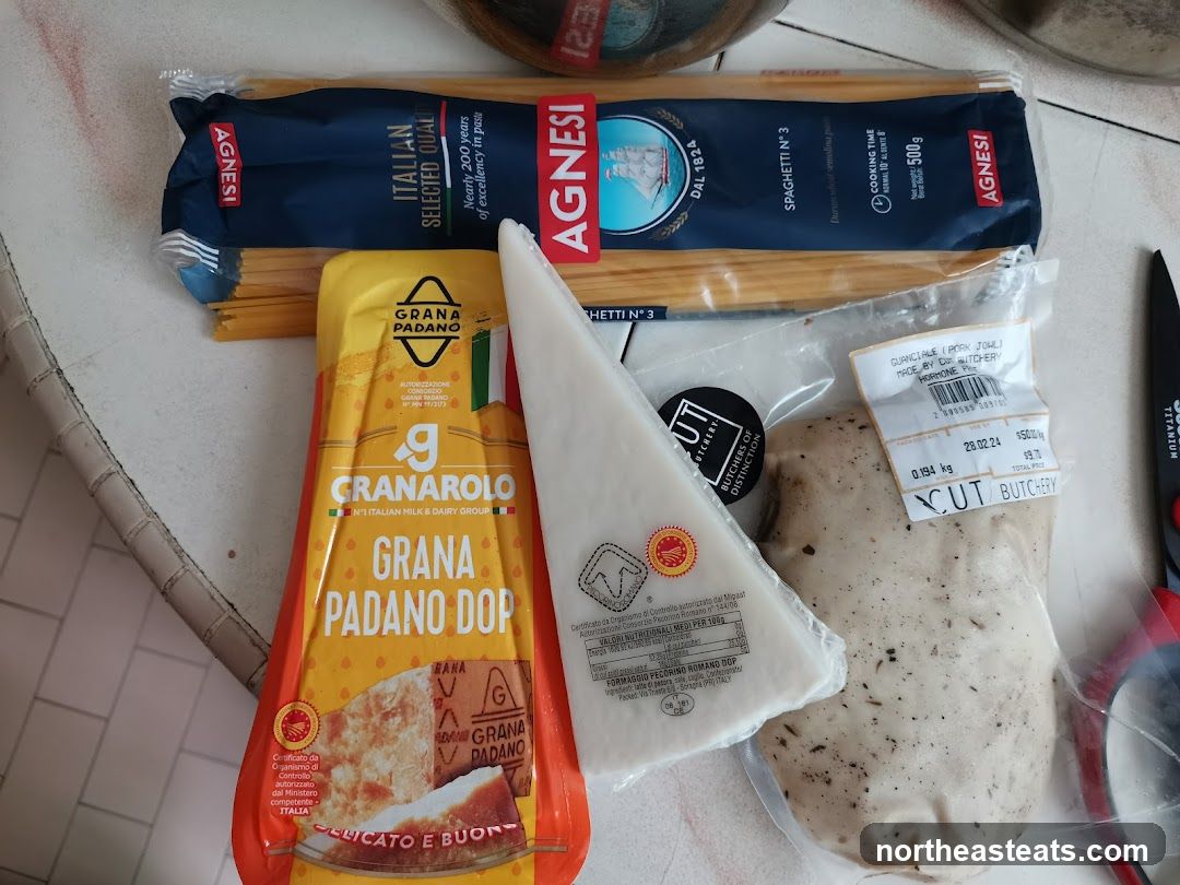 Ingredients for a meal