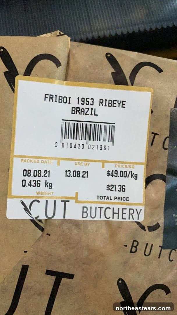 Ribeye Steak Label