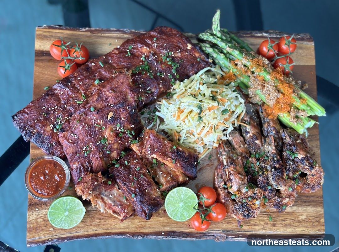 Ribs and Shrimp Platter