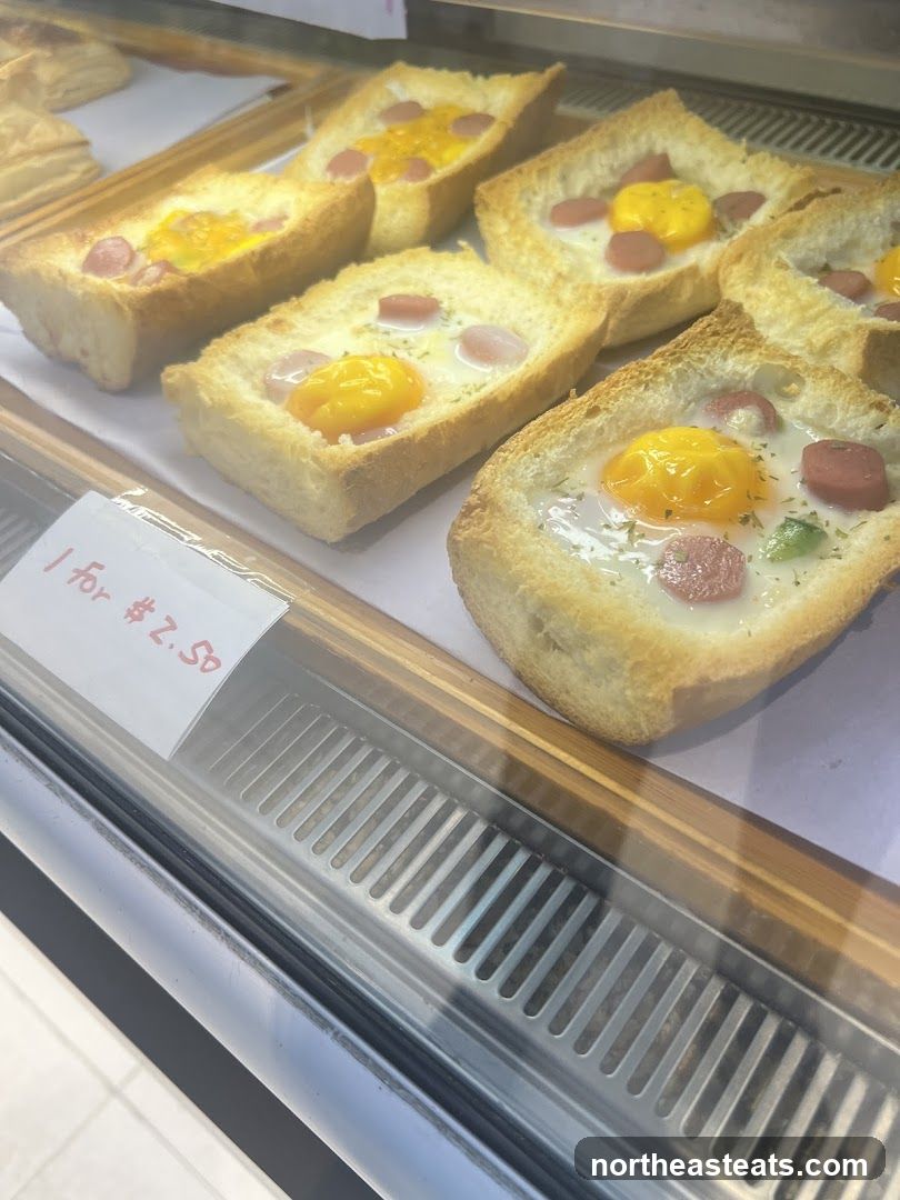 Egg and Sausage Toast
