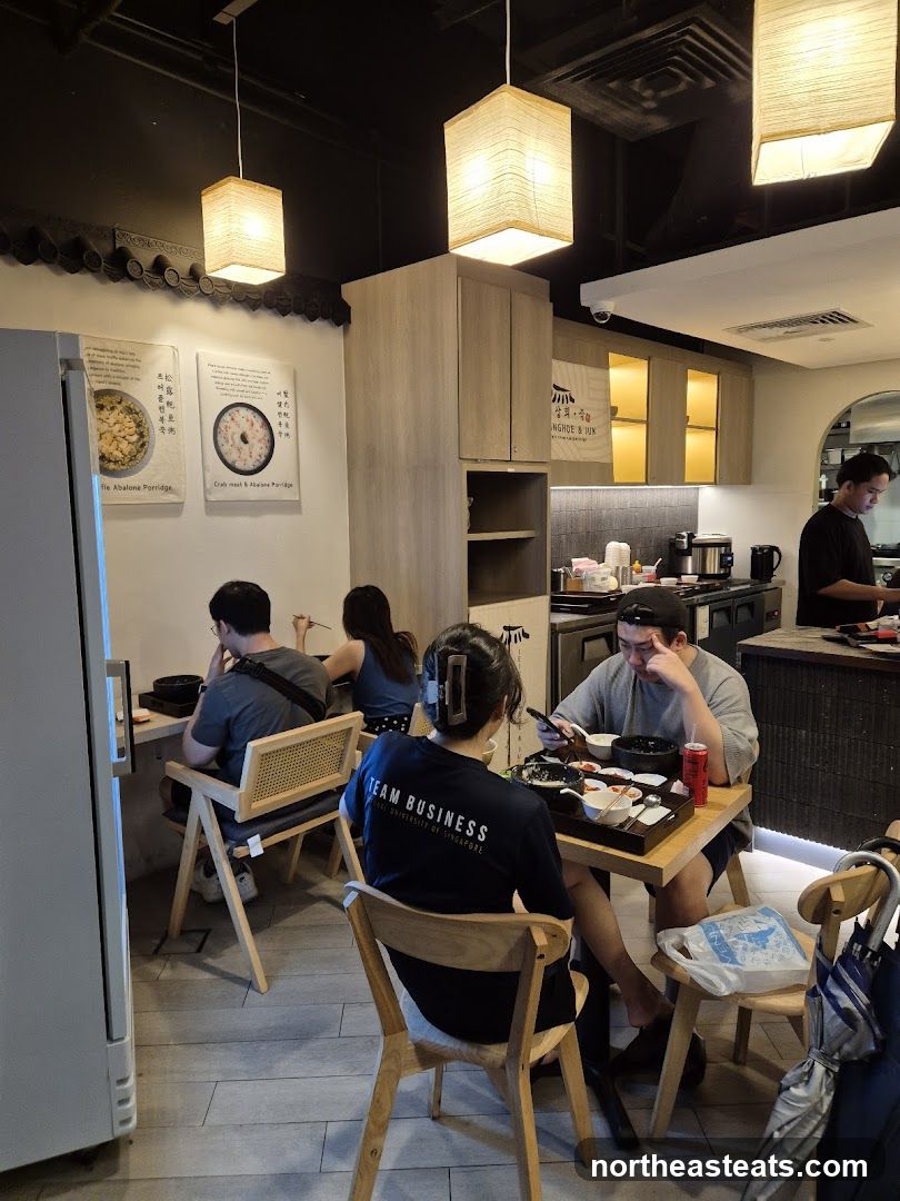Restaurant Interior with Diners