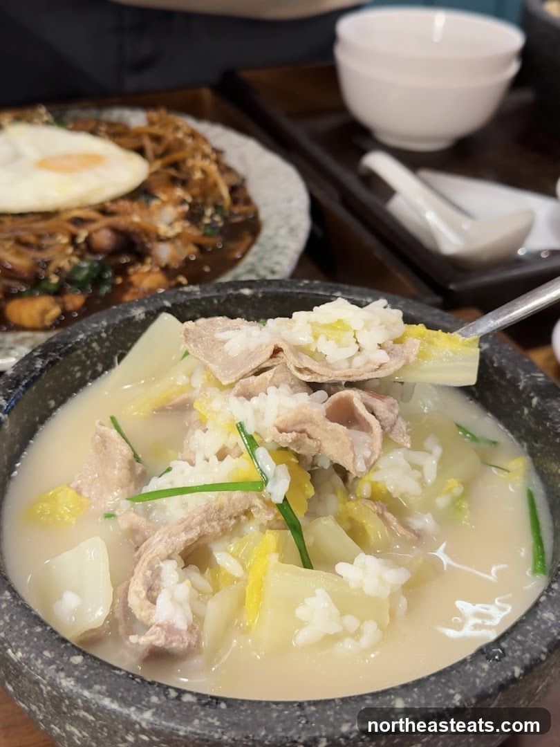 Korean Stew with Rice and Meat