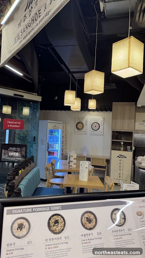 Restaurant Interior with Menu