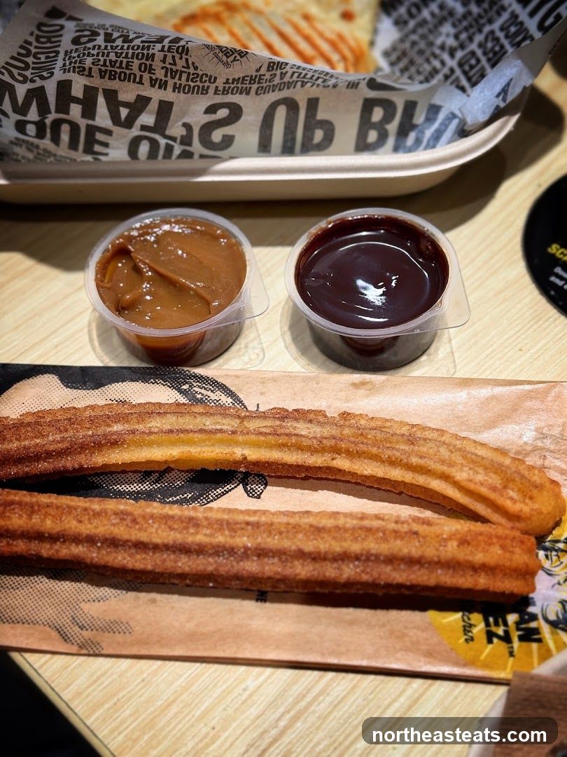 Churros with Dipping Sauces