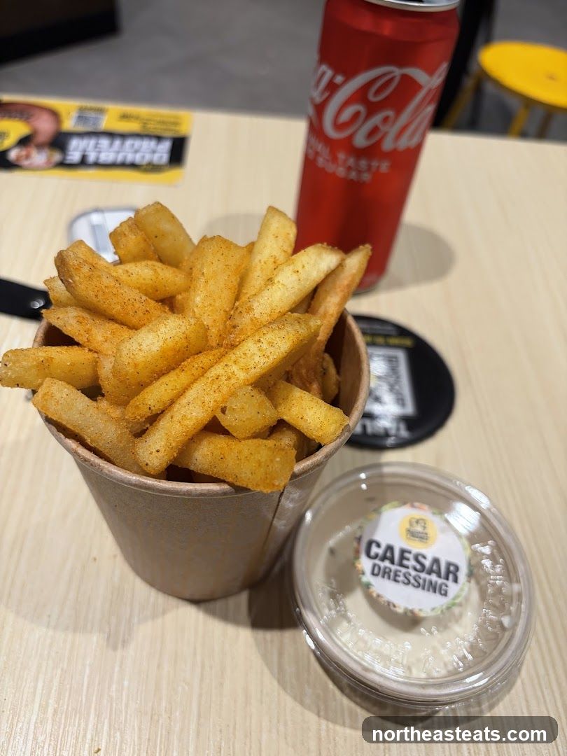 Fries and Caesar Dressing