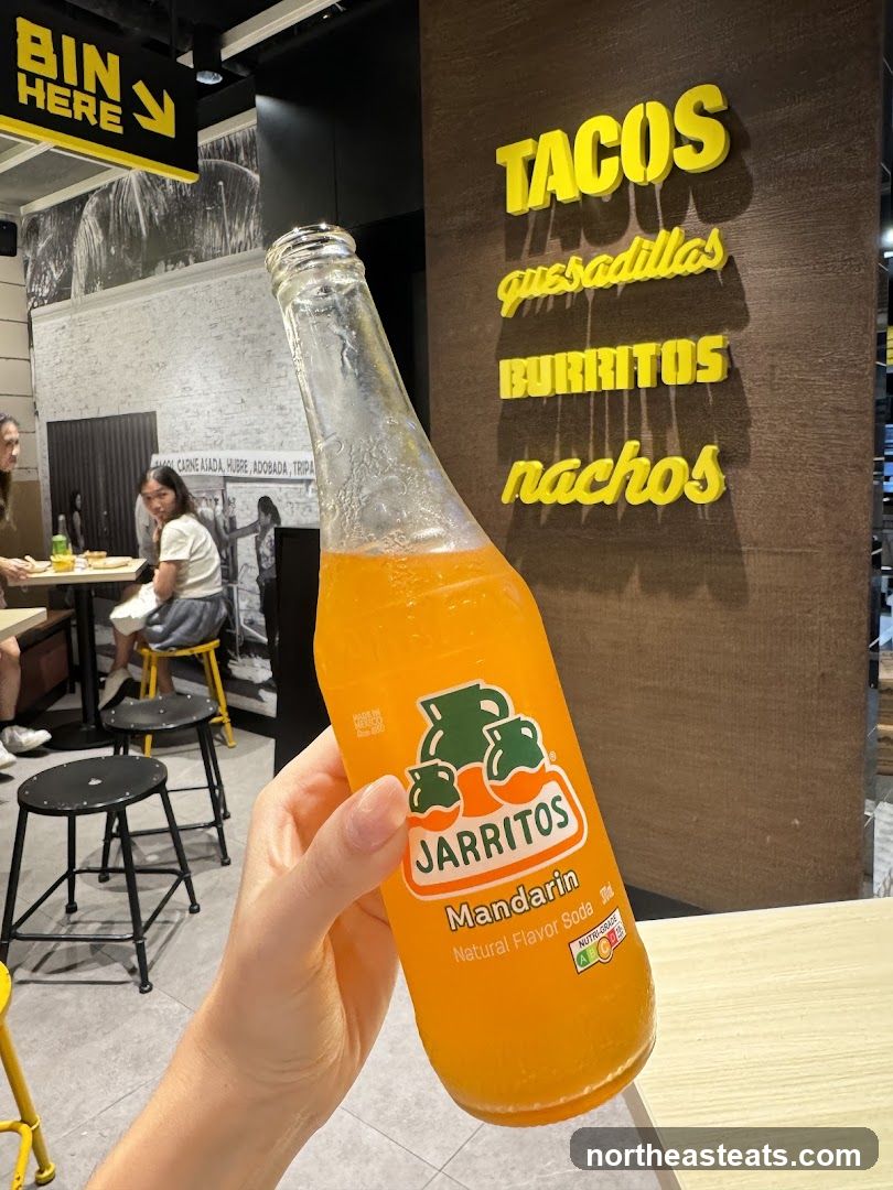 Jarritos Mandarin Soda Bottle
