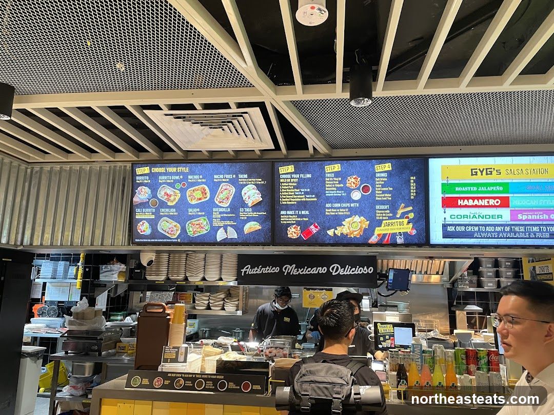 GYG's Menu