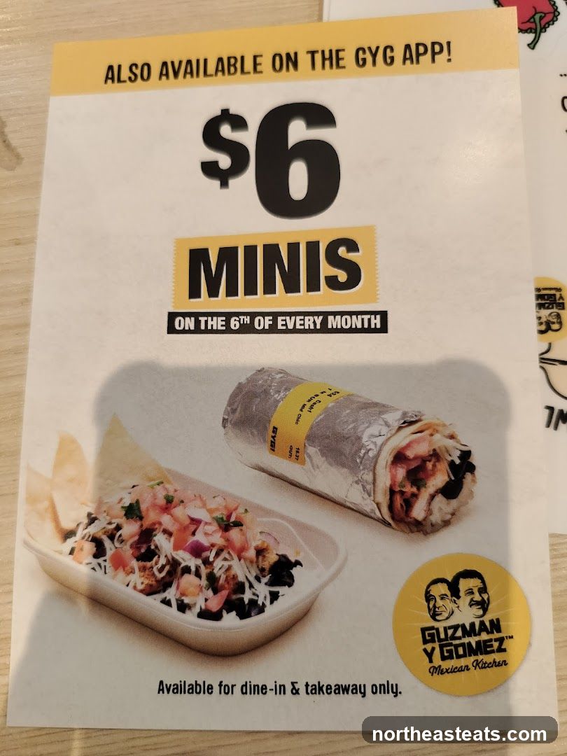 Guzman Y Gomez $6 Minis Promotion