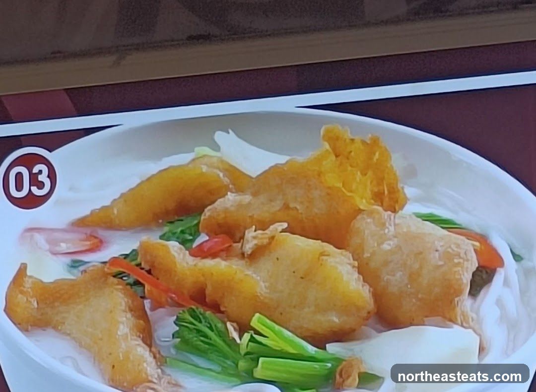 Fried Fish Noodle Soup