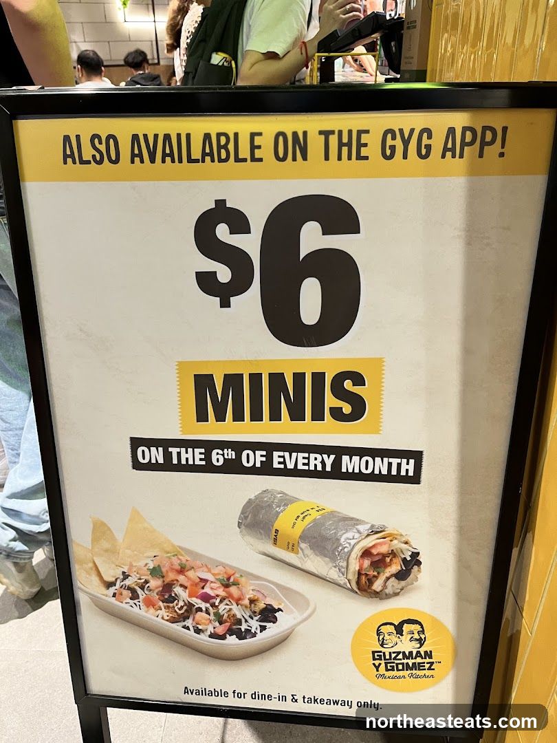 Guzman y Gomez $6 Minis Promotion