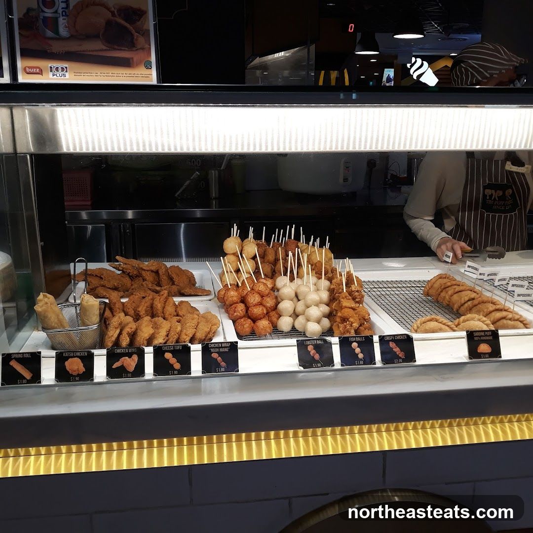 Fried Snacks Display