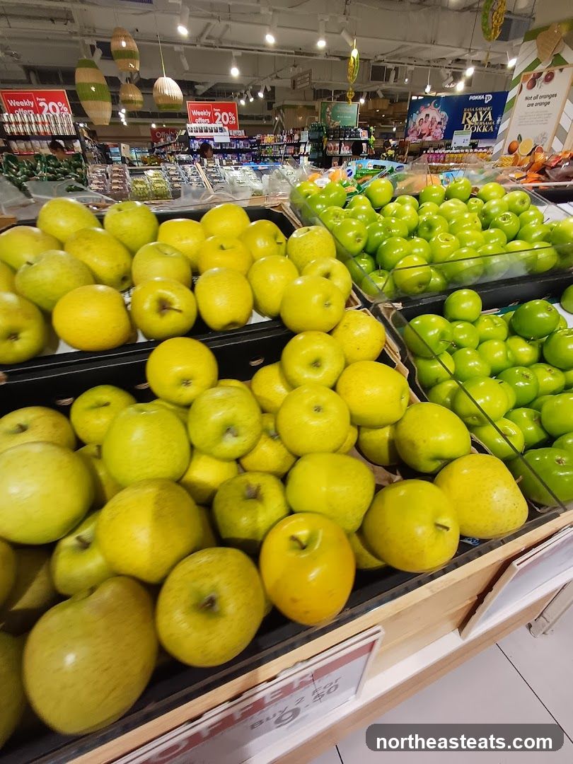 Apples and Oranges Display
