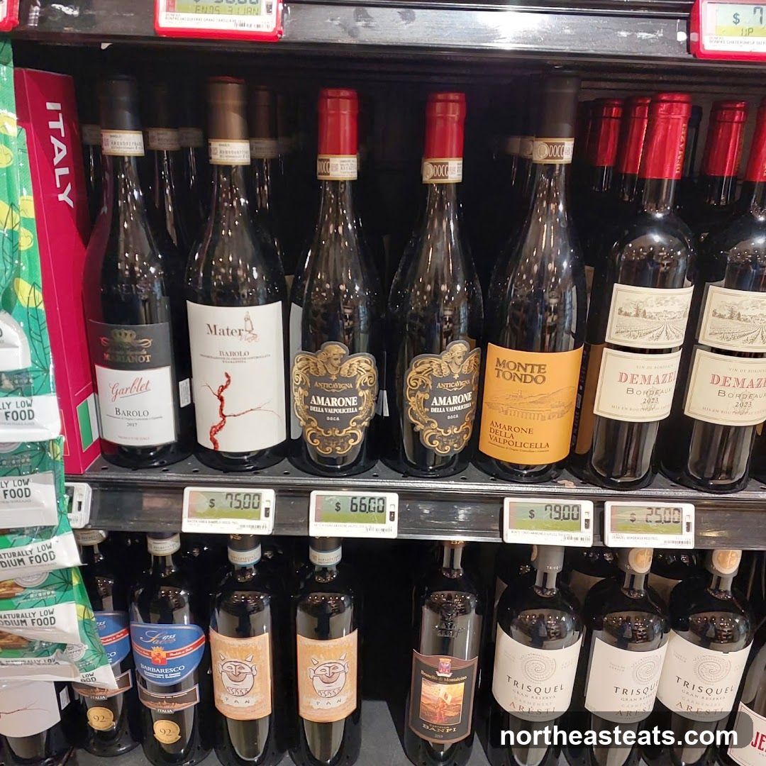 Wine Bottles on Shelves