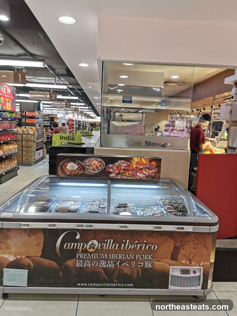 Supermarket Meat Display