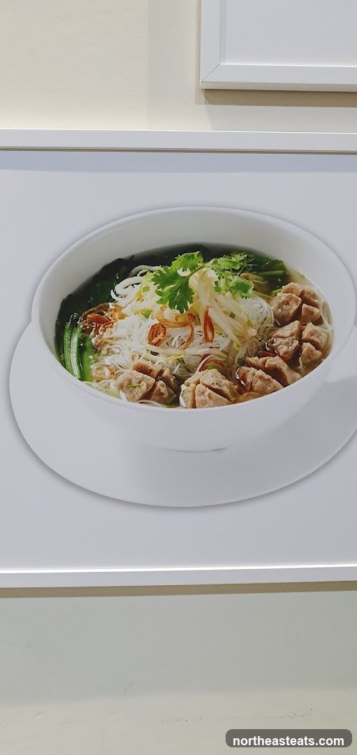 Bowl of Noodles with Meatballs