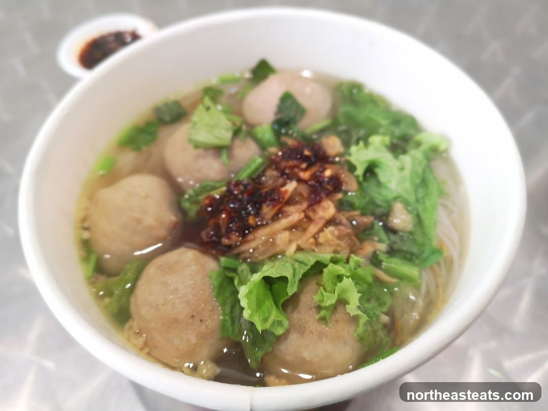 Meatball Noodle Soup