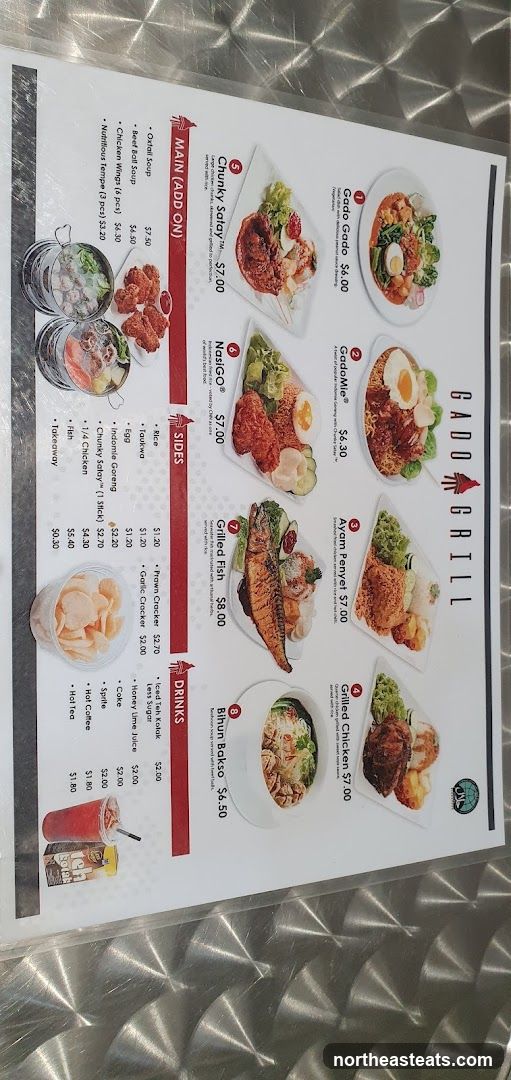 GADO GRILL Menu