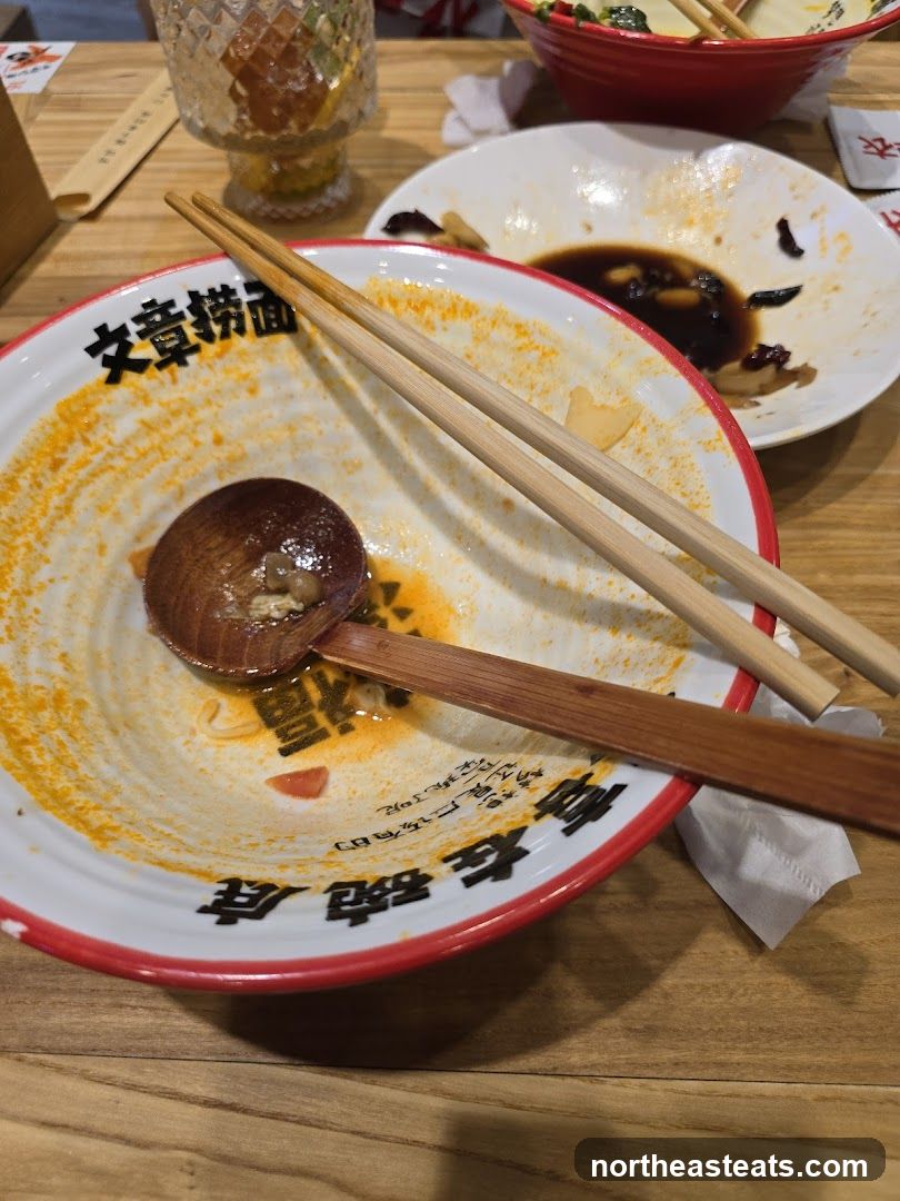 Empty Ramen Bowls