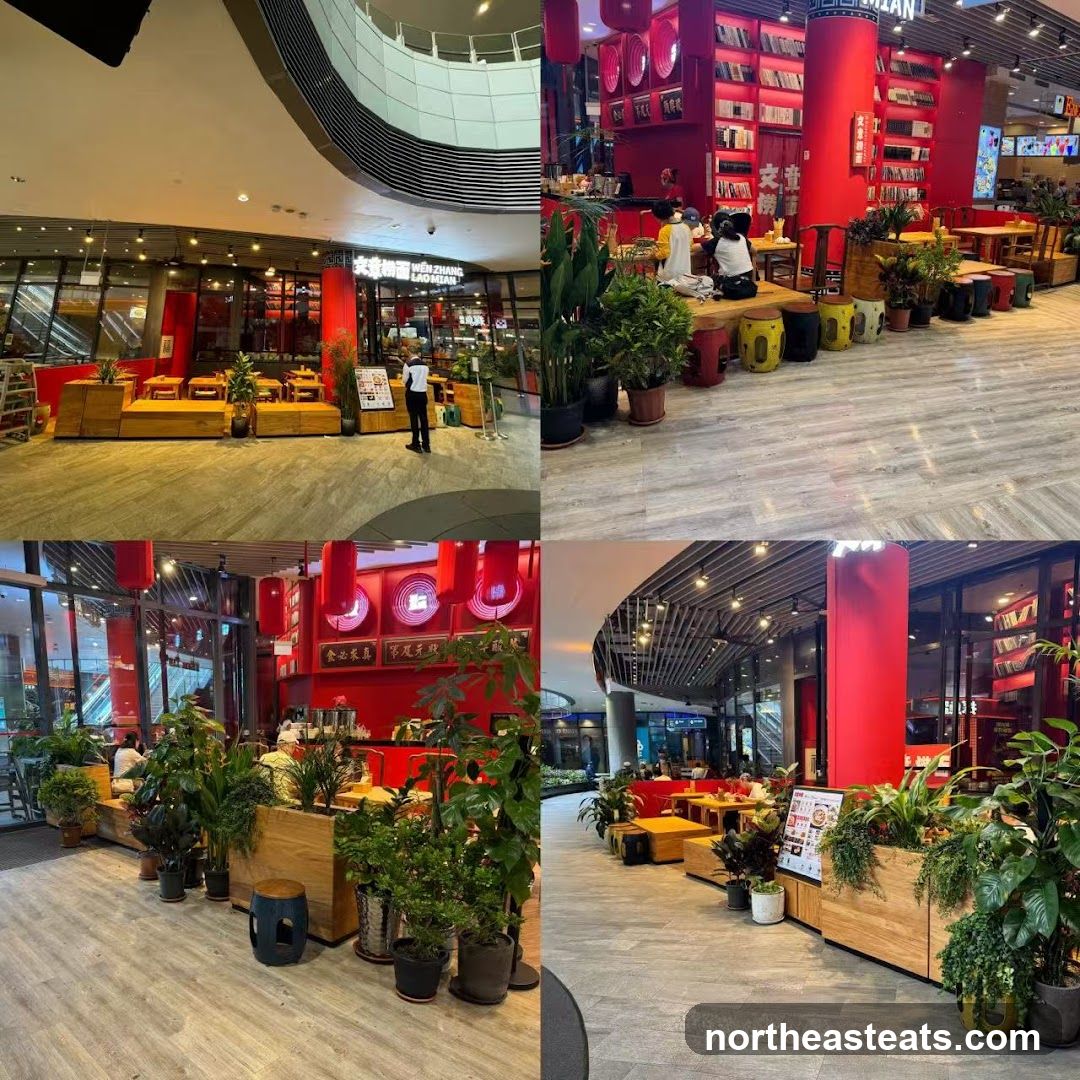 Restaurant Interior and Exterior Views