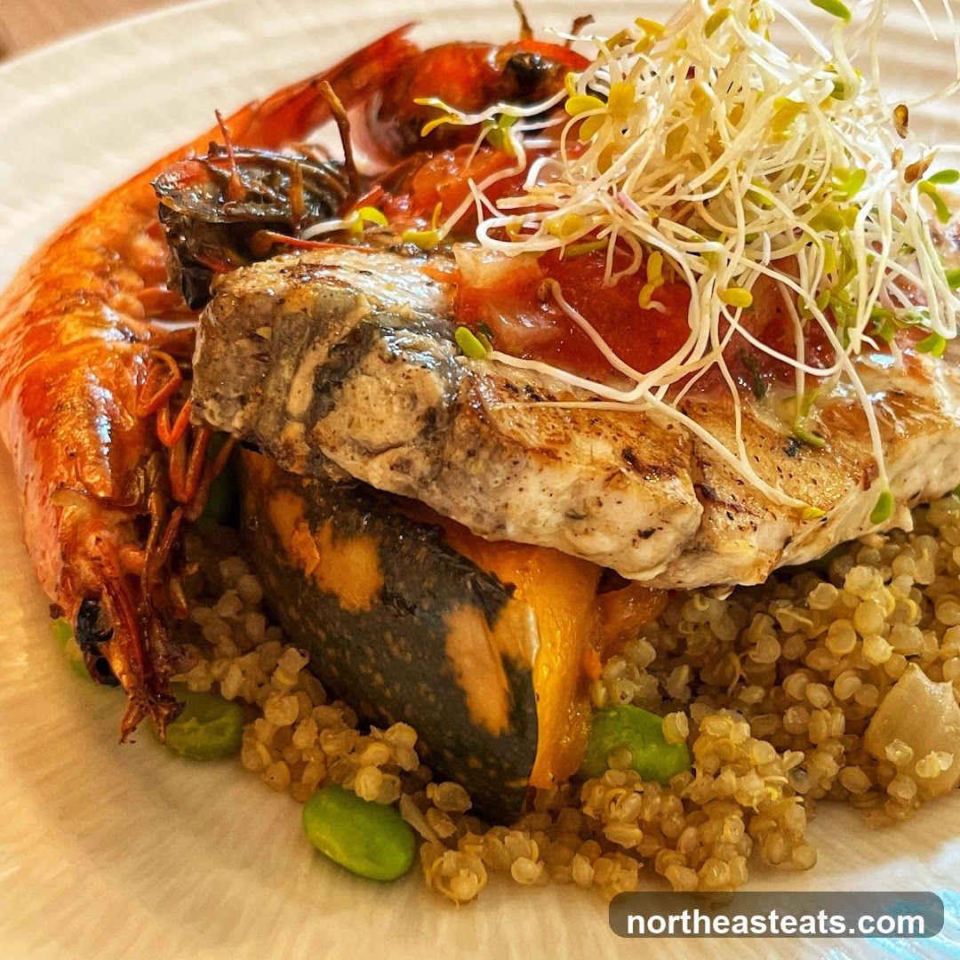 Seafood and Quinoa Dish