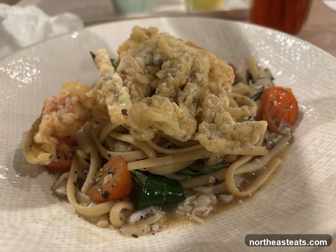 Pasta with Fried Topping