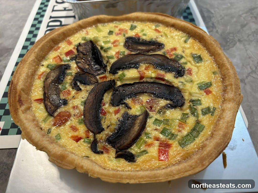 Mushroom and Vegetable Quiche