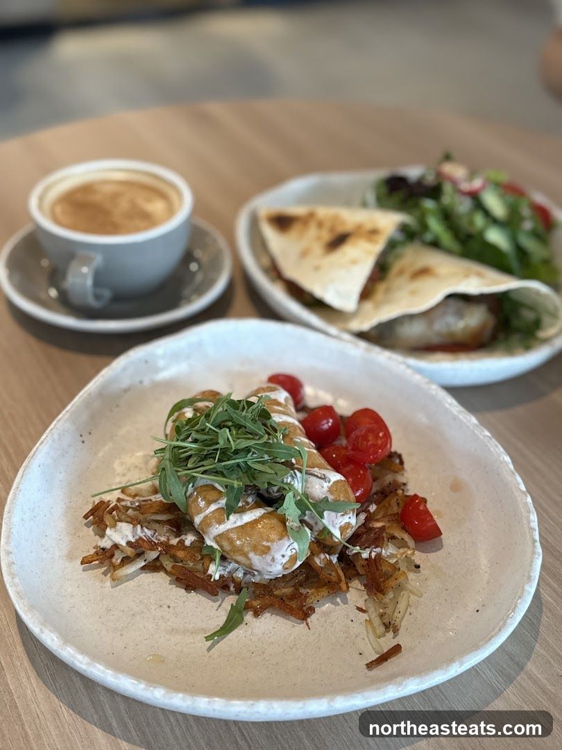 Breakfast Platter with Coffee