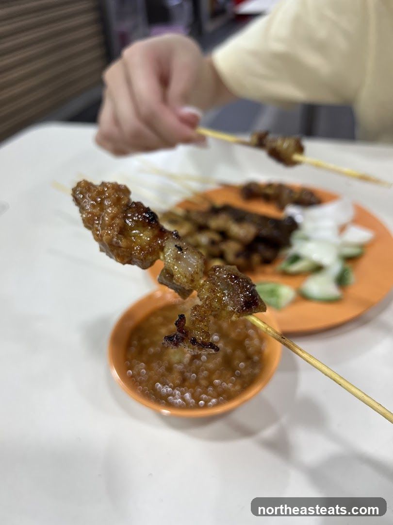 Satay Skewers with Peanut Sauce