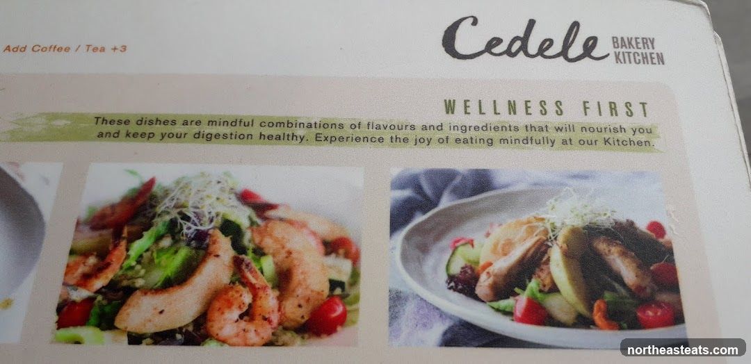 Cedele Bakery Kitchen Menu