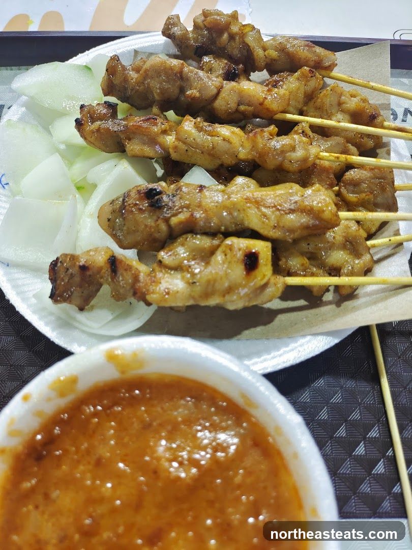 Chicken Satay with Peanut Sauce