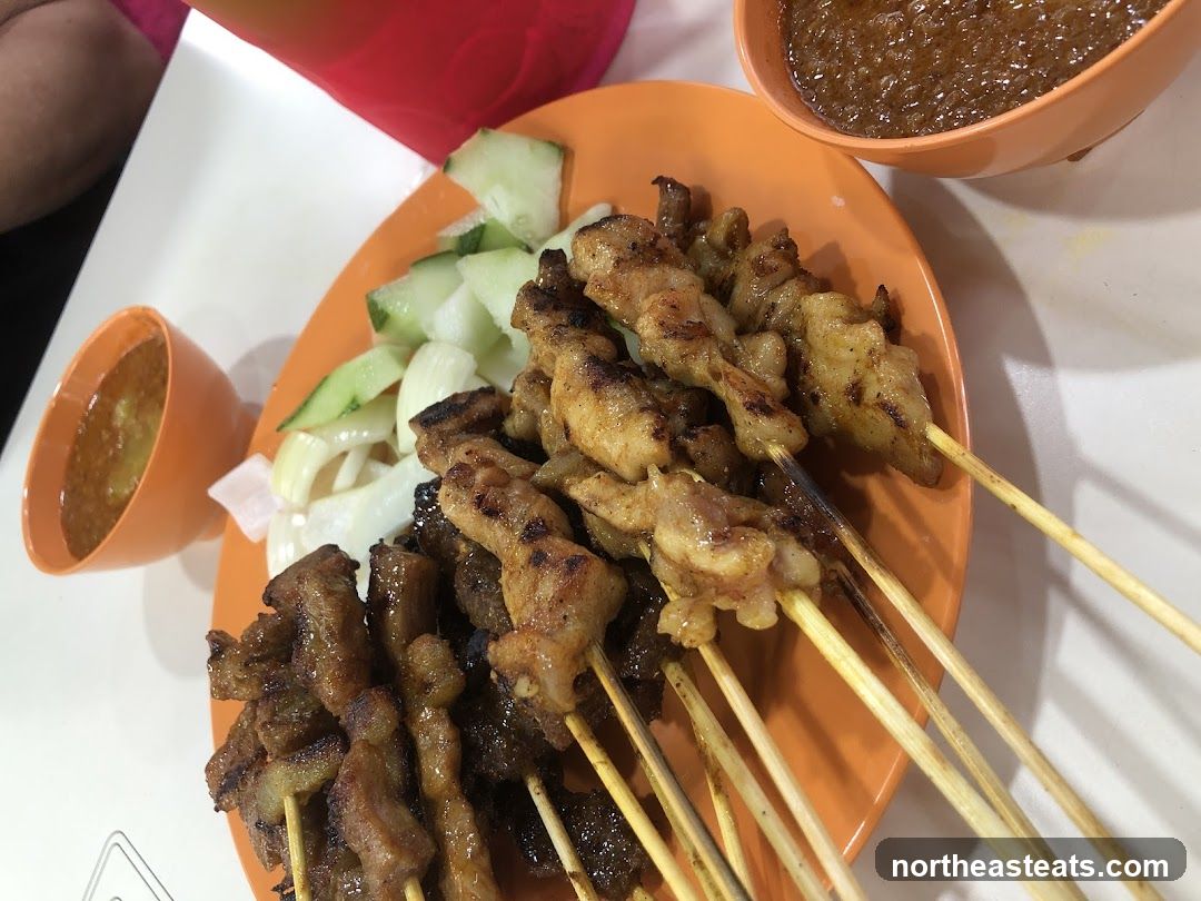 Satay Skewers with Peanut Sauce