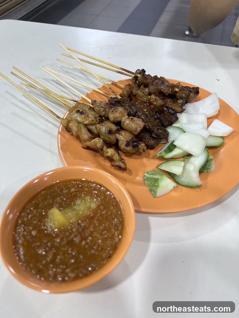 Satay Skewers with Peanut Sauce