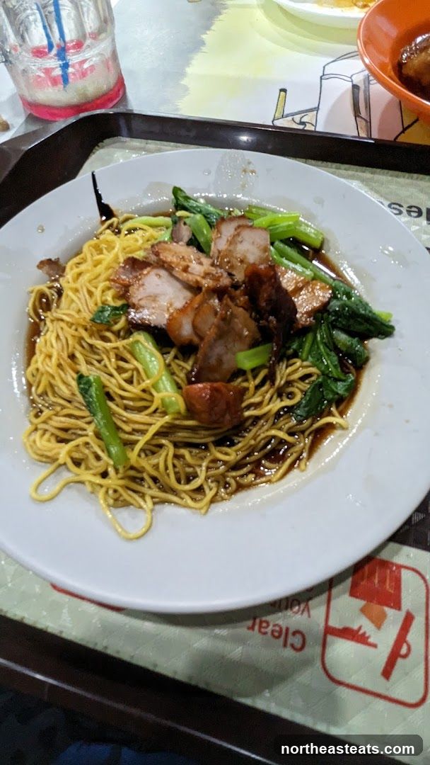 Noodles with Char Siu and Greens