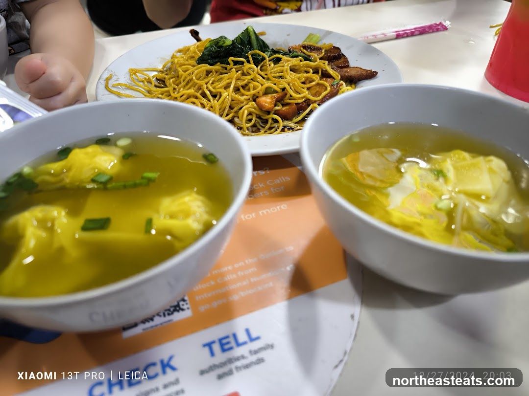 Wonton Soup and Noodles