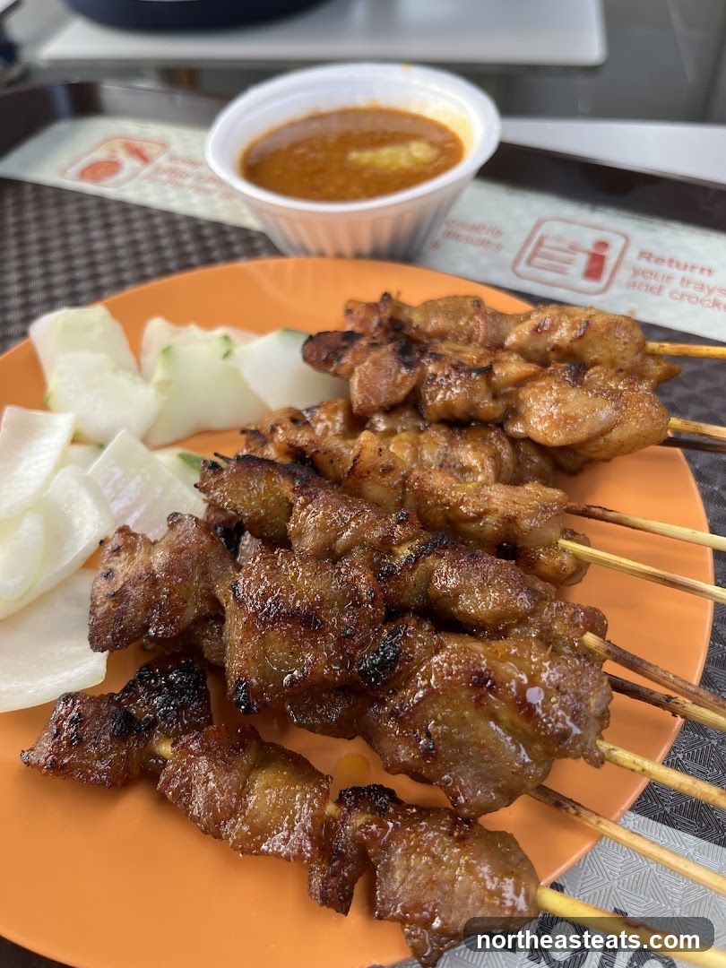 Satay Skewers with Peanut Sauce