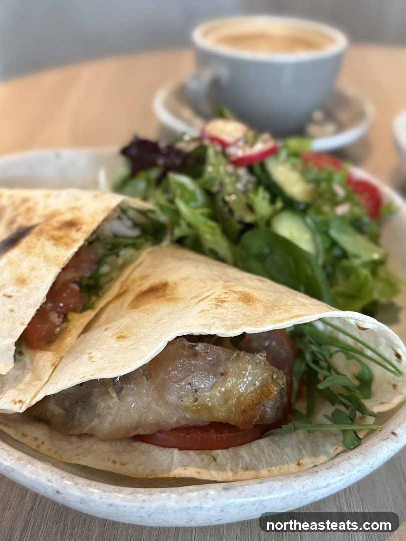 Wrap and Salad
