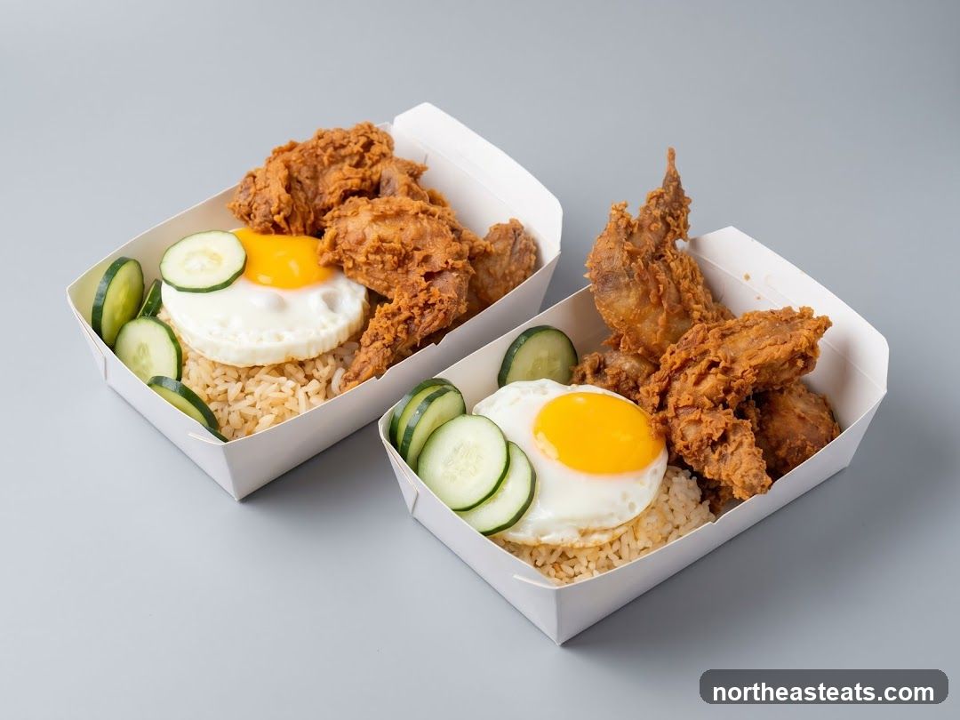 Fried Chicken Rice Boxes