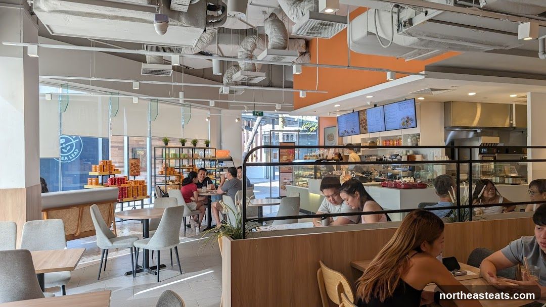 Cafe Interior with Patrons