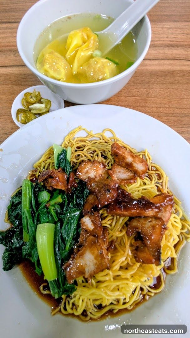 Noodles with Char Siu and Wontons