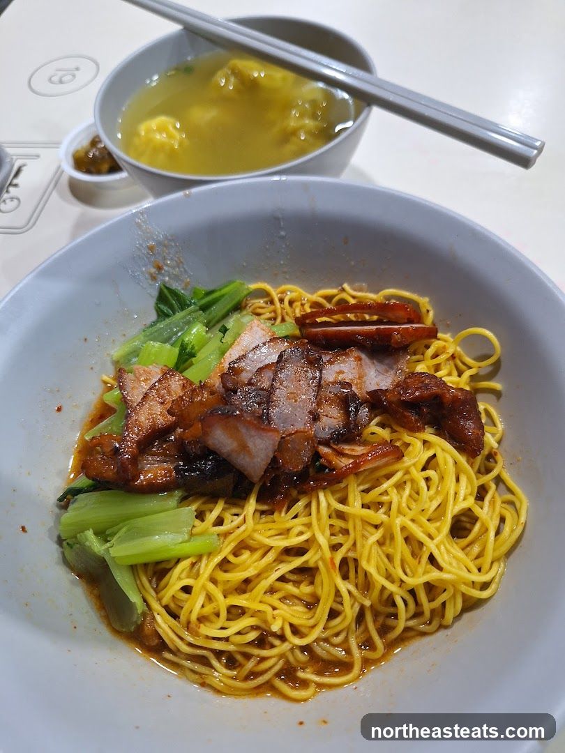 Noodles with Char Siu and Wonton Soup