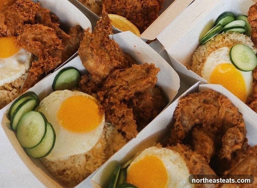 Fried Chicken and Rice Boxes
