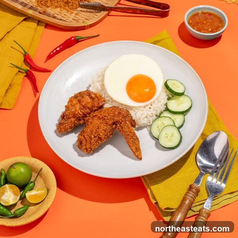 Fried Chicken with Rice